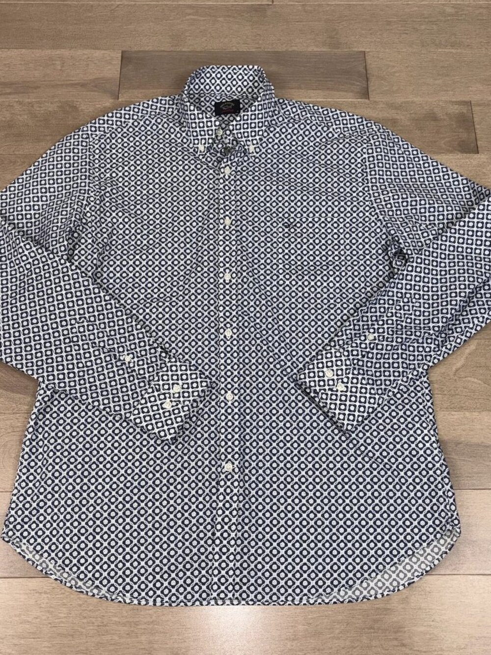 PAUL & SHARK men's long-sleeved plaid shirt large